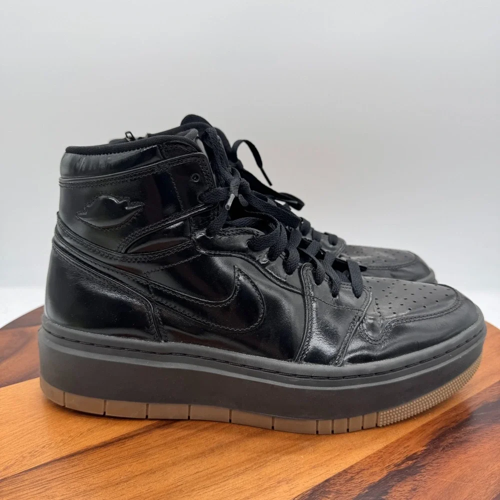 Nike Air Jordan 1 Elevate High Womens 11.5 Black Gum Athletic Shoes Sneakers